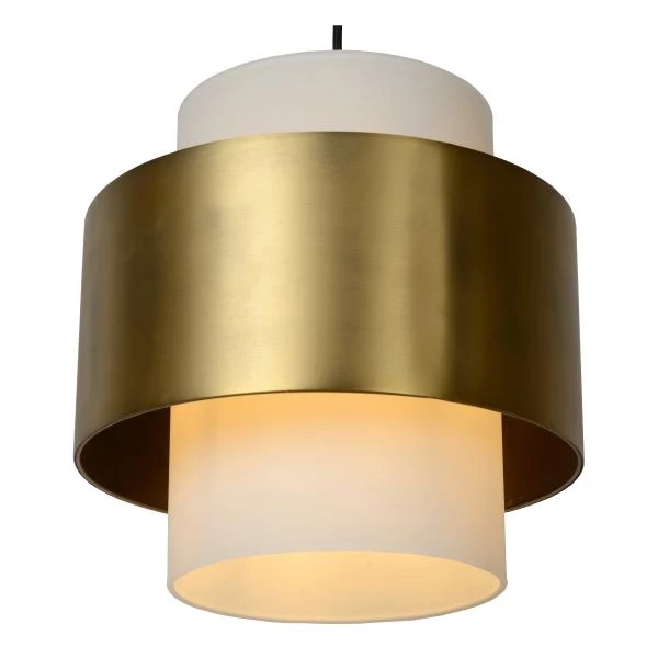 Lucide FIRMIN - Pendant light - Ø 30 cm - 1xE27 - Matt Gold / Brass - detail 3